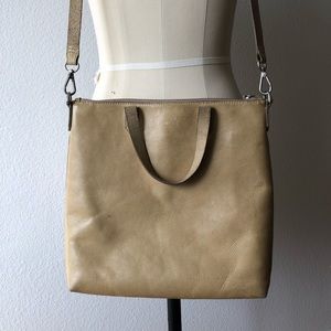 Madewell Zip-Top Transport Crossbody Tan